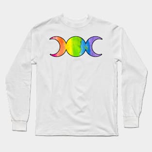 Triple Moon Pride Long Sleeve T-Shirt